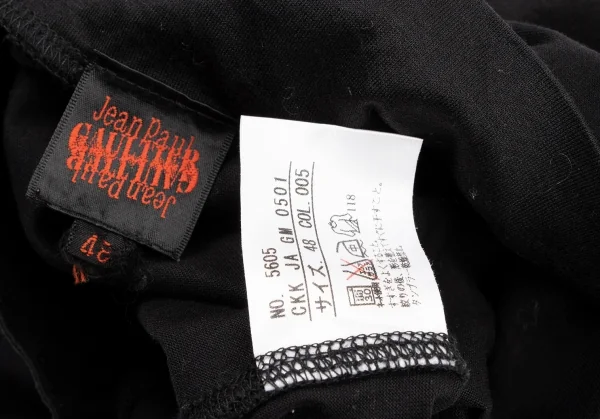 Jean-Paul GAULTIER Back Dragon Short Sleeve Zip Shirt K-132623_012