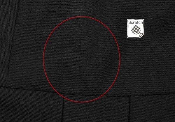 Yohji Yamamoto NOIR Hem Pleated Wool Gaba Wrap Mini Skirt K-132633_009