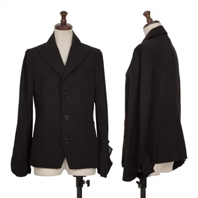 Yohji Yamamoto NOIR Cotton Sleeve Chiffon Switching Jacket