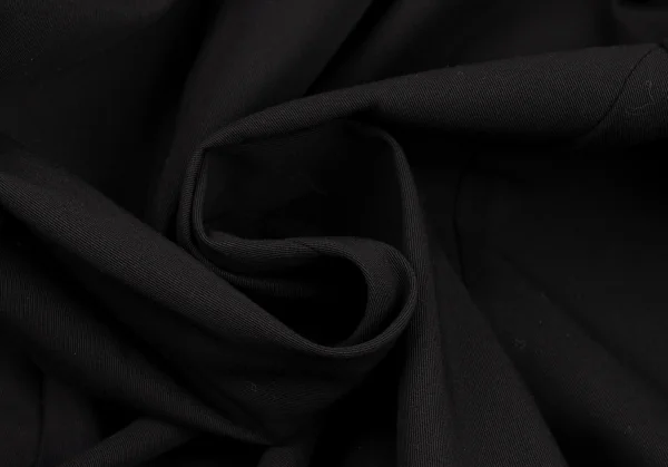 ヨウジヤマモト ノアールYohji Yamamoto NOIR コットン袖シフォン切替ジャケット 黒1 K-132635_018