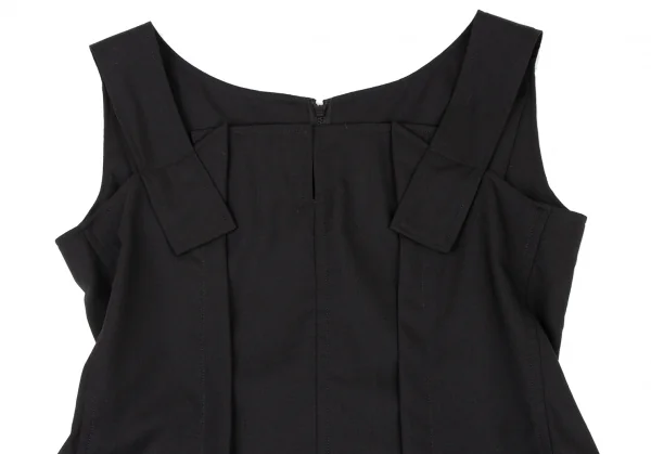 Yohji Yamamoto FEMME Back Zip Wool Sleeveless Top K-132641_003