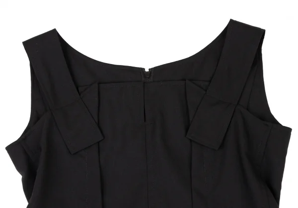 Yohji Yamamoto FEMME Back Zip Wool Sleeveless Top K-132641_004