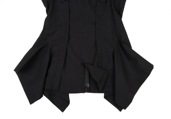 Yohji Yamamoto FEMME Back Zip Wool Sleeveless Top K-132641_007