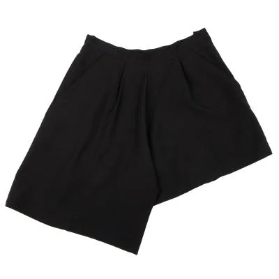 Yohji Yamamoto FEMME Wool Asymmetry Shorts