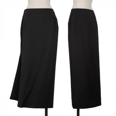 Yohji Yamamoto FEMME Wool Hem Switching Design Skirt