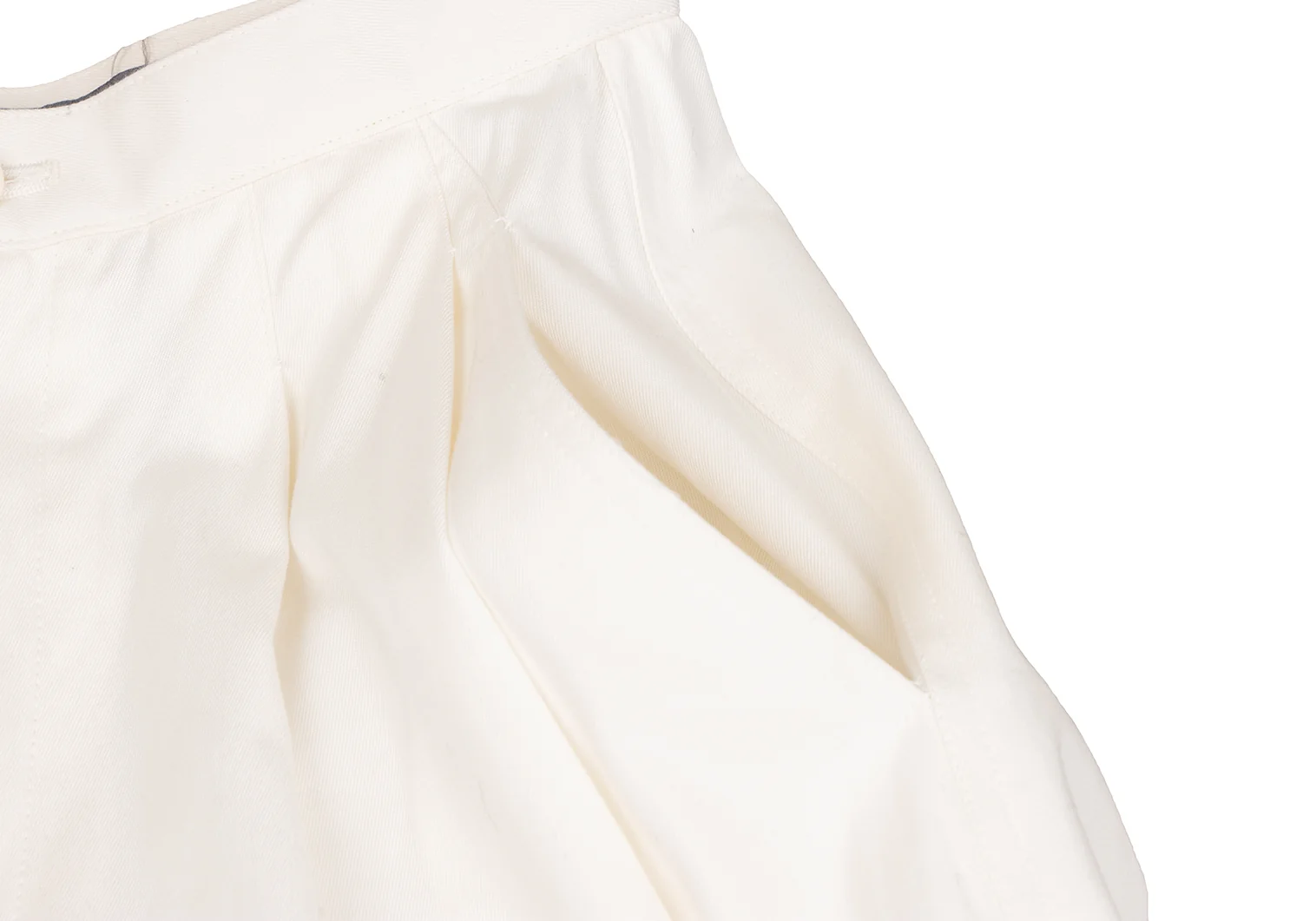 【関送込】ISSEY MIYAKE◆COTTON PANTS ISSEY MIYAKE Zipper Cotton Pants White S | PLAYFUL