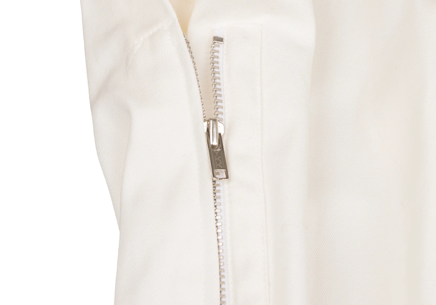 【関送込】ISSEY MIYAKE◆COTTON PANTS ISSEY MIYAKE Zipper Cotton Pants White S | PLAYFUL