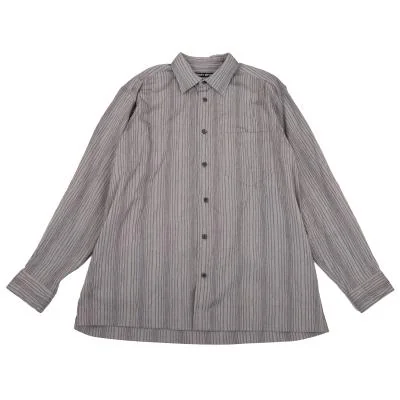 ISSEY MIYAKE MEN Wrinkle Stripe Stitch Shirt