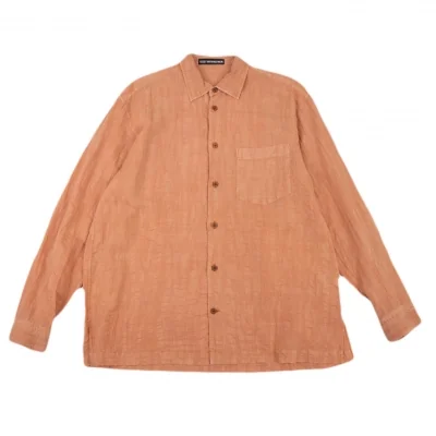 ISSEY MIYAKE MEN Dyed Wrinkle Long Sleeve Shirt