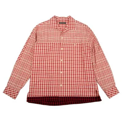 ISSEY MIYAKE MEN Multi Check Switching Shirt