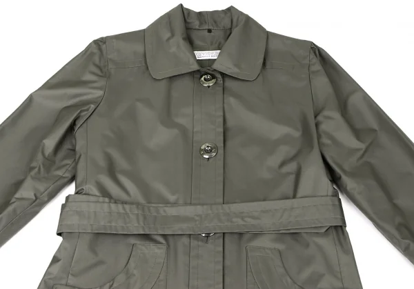 ジバンシィGIVENCHY ナイロンポリベルテッドコート グレーM位 K-132695_003
