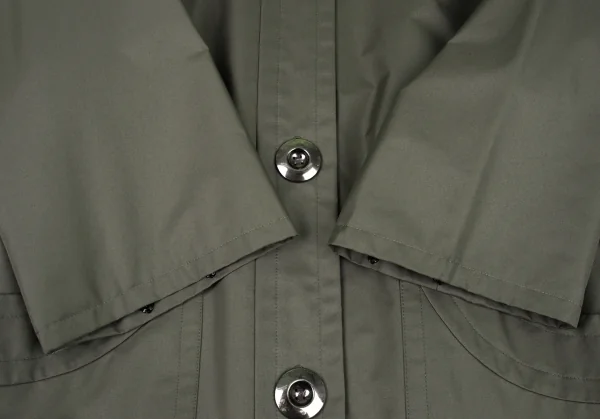 ジバンシィGIVENCHY ナイロンポリベルテッドコート グレーM位 K-132695_008