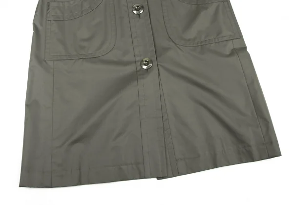 ジバンシィGIVENCHY ナイロンポリベルテッドコート グレーM位 K-132695_012