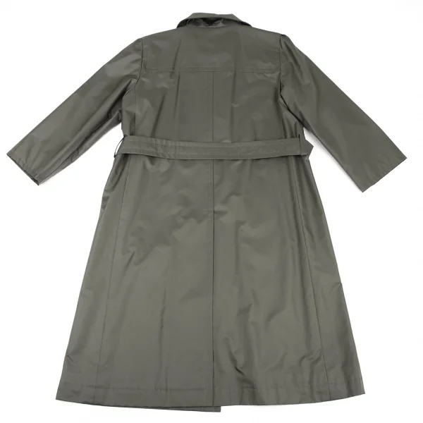 ジバンシィGIVENCHY ナイロンポリベルテッドコート グレーM位 K-132695_016