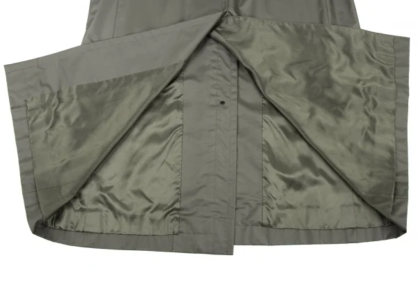 ジバンシィGIVENCHY ナイロンポリベルテッドコート グレーM位 K-132695_018