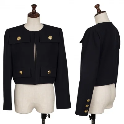 GIVENCHY Wool Pocket Design Short Jacket
