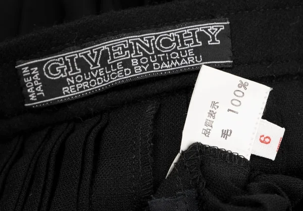 フランス製 GIVENCHY 総シルクシフォンスカート 正規品 レディース