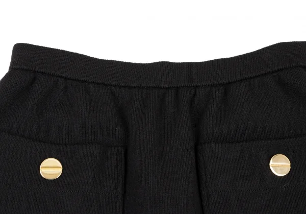 GIVENCHY Wool Front Pocket Design Skirt K-132710_004