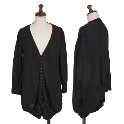 sunao kuwahara Cotton Button Design Cardigan