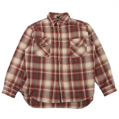 NORTH MARINE DRIVE 45rpm Check Flannel Shirt