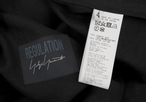 REGULATION yohji yamamoto Pocket Layered Design Coat K-132729_017