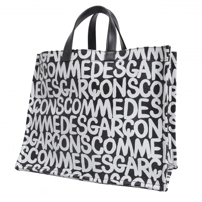 COMME des GARCONS Graffiti Printed Tote Bag