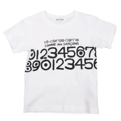 10 Corso Como COMME des GARCONS Rubber Number Print T Shirt