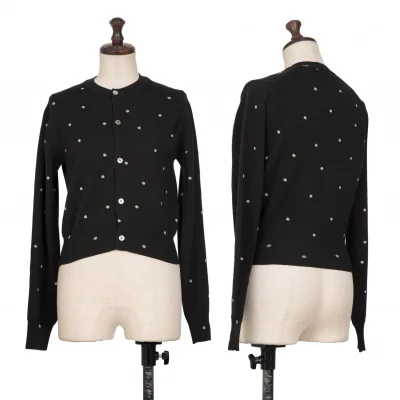 robe de chambre COMME des GARCONS Dot Wool Knit Cardigan