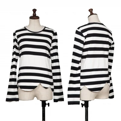 robe de chambre COMME des GARCONS Stripe Scalloped T Shirt