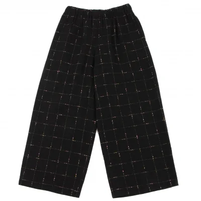 robe de chambre COMME des GARCONS Wool Blend Check Stitch Pants