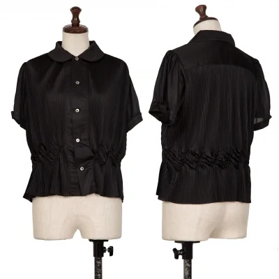 COMME des GARCONS COMME des GARCONS Pleated Round Collar Blouse
