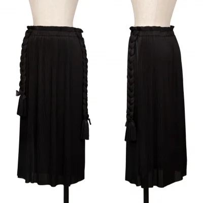 COMME des GARCONS COMME des GARCONS Pleated Braid Strap Skirt