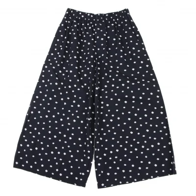 COMME des GARCONS Cotton Dot Design Printed Pants