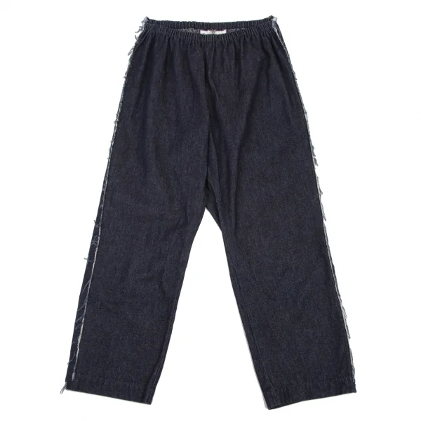 COMME des GARCONS Side Fringe Jeans Blue XS-S K-132788_001