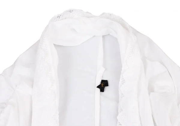 COMME des GARCONS Floral Embroidery Lace Docking Vest K-132790_003