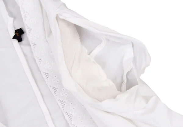 COMME des GARCONS Floral Embroidery Lace Docking Vest K-132790_005