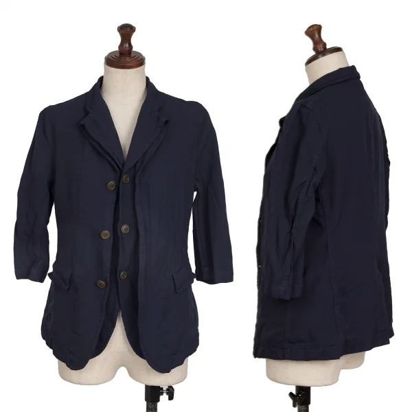 COMME des GARCONS COMME des GARCONS Dyed Layered Jacket Navy XS K-132792_001