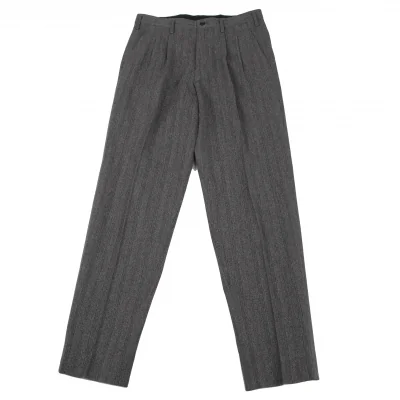 Y's for men Wool Blend Herringbone Striped Pants