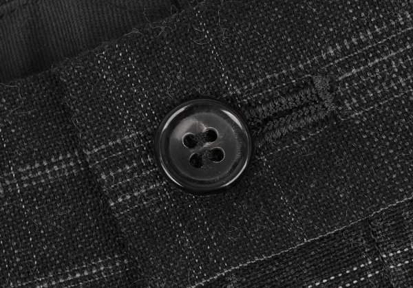 COMME des GARCONS HOMME Wool Acrylic Check Pants K-132809_003