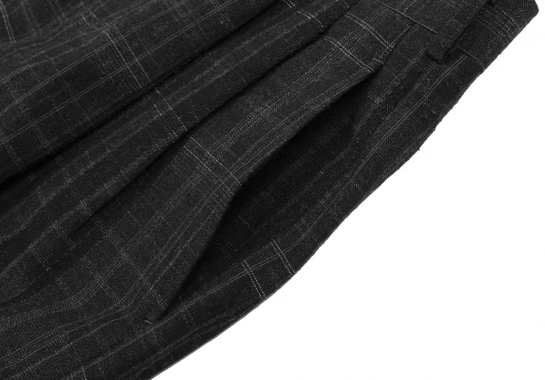 COMME des GARCONS HOMME Wool Acrylic Check Pants K-132809_004