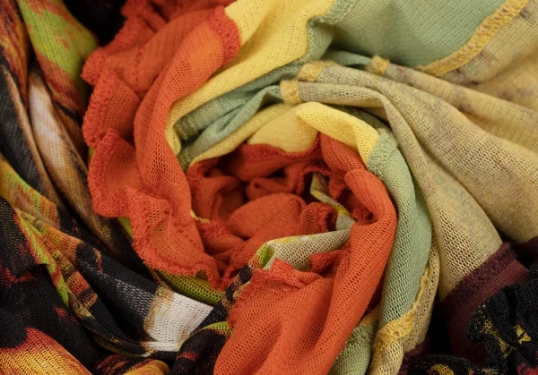 Jean-Paul GAULTIER Graphic Printed Frill Mesh Skirt K-132817_018