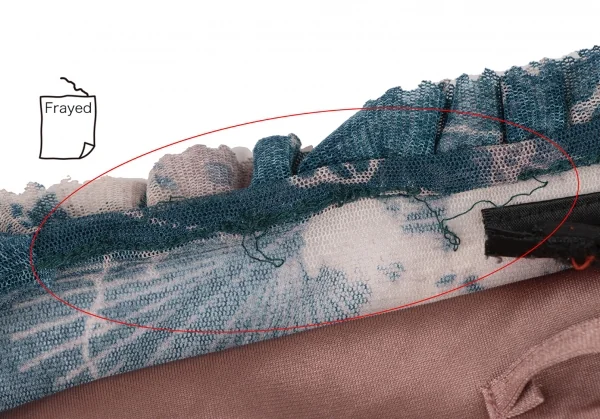 ジャンポールゴルチエJean Paul GAULTIER サークルフラワープリントパワーネットキャミソールワンピース 青40 K-132818_011