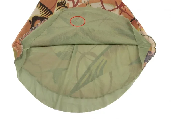 Jean-Paul GAULTIER FEMME Graphic Print Mesh Sleeveless Dress K-132827_010