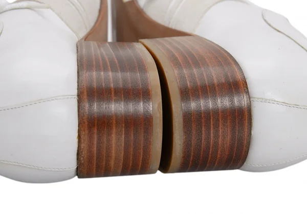 ジャンポールゴルチエJean Paul GAULTIER ポインテッドトゥレザーシューズ オフ25 K-132833_013