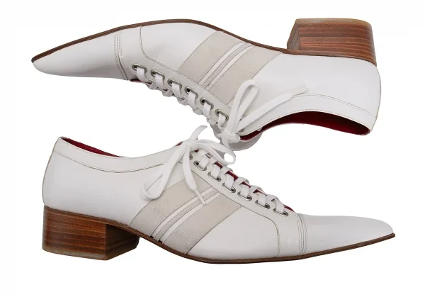 ジャンポールゴルチエJean Paul GAULTIER ポインテッドトゥレザーシューズ オフ25 K-132833_003