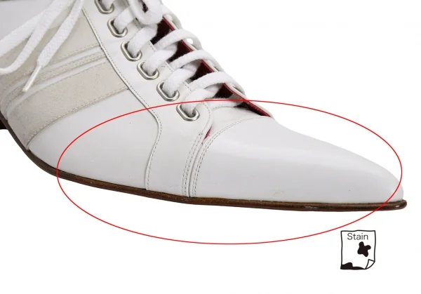 ジャンポールゴルチエJean Paul GAULTIER ポインテッドトゥレザーシューズ オフ25 K-132833_008