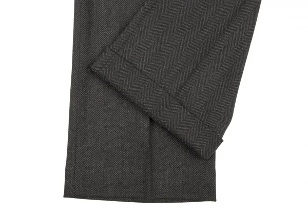 MaxMara Silk Blend Herringbone Weave Wide Pants K-132836_006