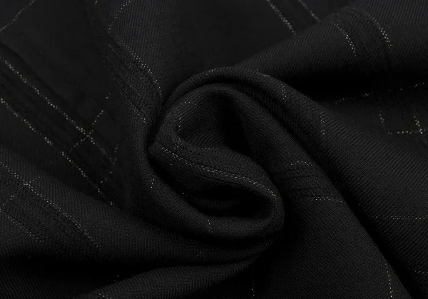 COMME des GARCONS Wool Lame Check Skirt K-132846_016