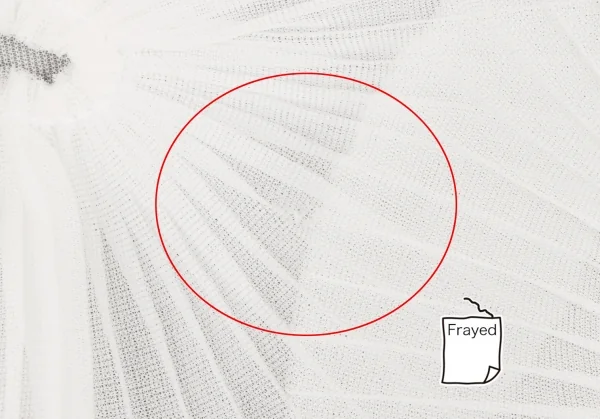 COMME des GARCONS Tulle See-through Decorative Scarf K-132855_004