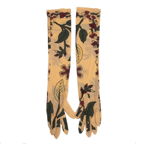 COMME des GARCONS Floral Mesh Long Gloves K-132856_002